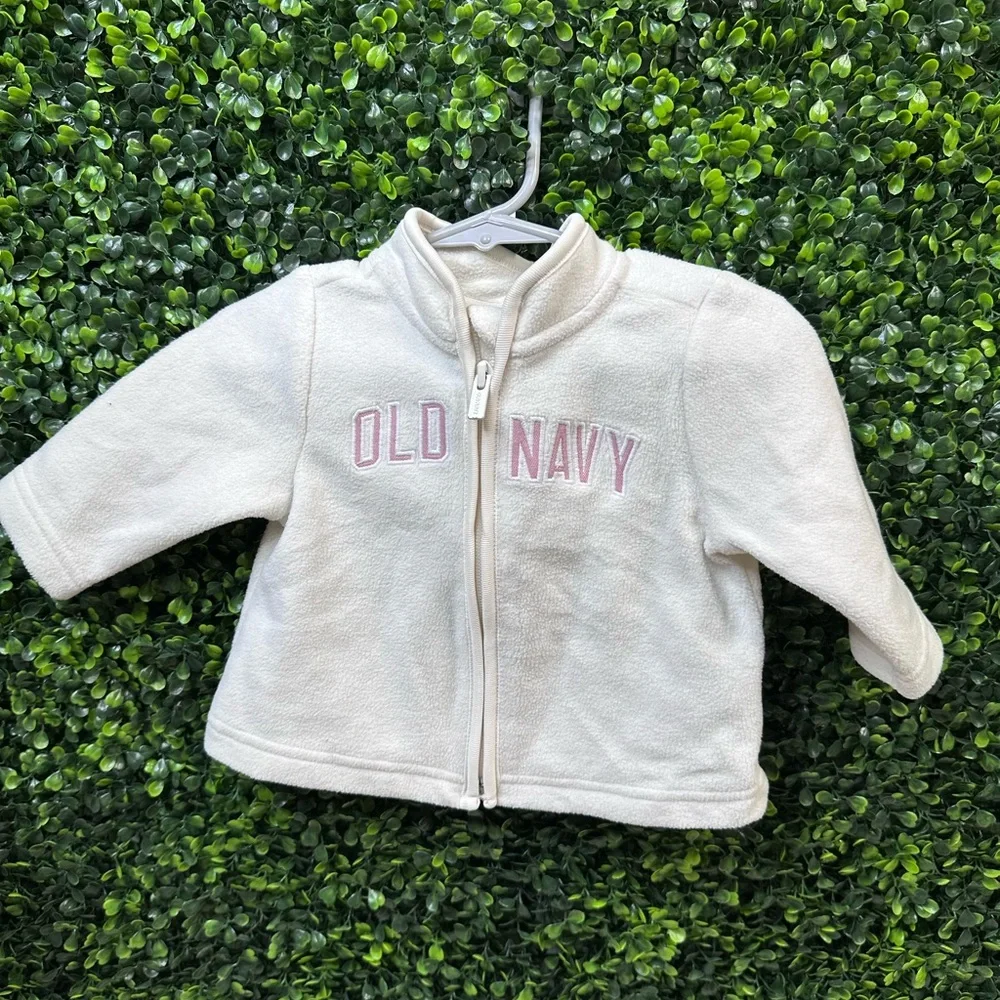 Old Navy Cream zip up‎ Hoodie